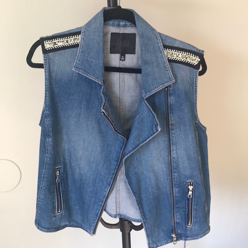 NWT PAIGE Authentic Denim Jacket